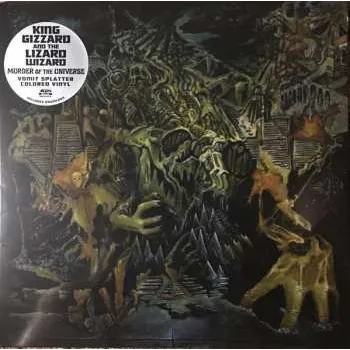 Zahraniční hudba LP King Gizzard And The Lizard Wizard: Murder Of The Universe CLR 2017 With Green & Yellow Vomit Splatter Vinyl
