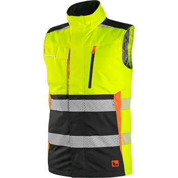 Pánská vesta CXS Benson pánská vesta žlutá Velikost: XXXL