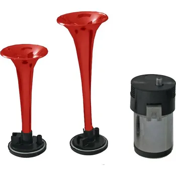 Auto elektroinstalace 2-tónová fanfára 220mm, 12V s kompresorem, SN-022/12V