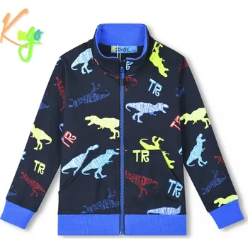 Chlapecká kojenecká mikina Kugo MM1739 - tmavě modrá Barva: Tmavě modrá, Velikost: 92