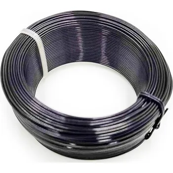 Vázací drát mech-mech.cz Floristický drát - Ring malý - 50m - Černý