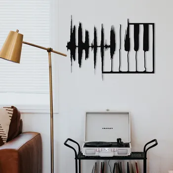 Bytová dekorace ASIR Nástěnná dekorace MY MUSIC 2 černá kov