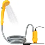 Monzana Kempingová přenosná sprcha na 12V, žlutá 101724