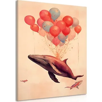 Obraz Dovido Obraz zasněná velryba s balony