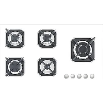 Varná deska Lofra HGB950 plynová varná deska perleťově bílá 90cm