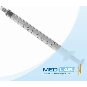 Injekční stříkačka Medilab - Inzulinová stříkačka - 1 ml - 1 ks