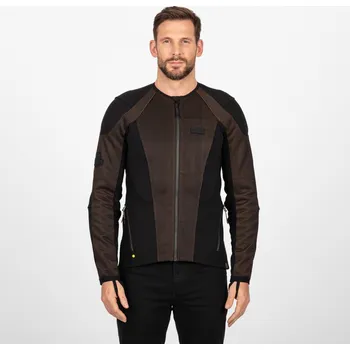 Moto bunda Pánská motocyklová bunda Knox Urbane Pro MK3 bronzová Velikost: XL