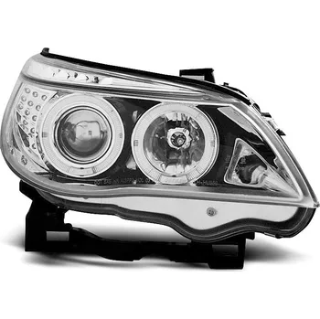 Přední světlomet TUNING-TEC Přední světla BMW E60, E61 04-07 Angel Eyes - chrom