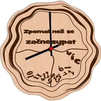 Hodiny VypálímTi.cz Nástěnné hodiny - Zpomal