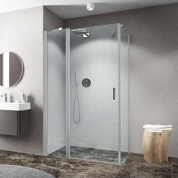 Roth CI EPF+CI FXG Obdélníkový sprchový kout 110x100 cm, otevírací, Brillant / Transparentní, CI EPF/1100+CI FXG/1000