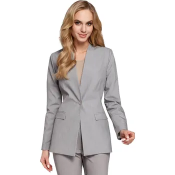Dámské sako Dámské sako M304 - Moe světle šedá 42/XL