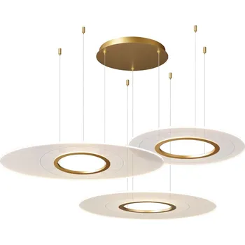 Altavola Design Eclipse závěsné svítidlo 3x80 W průhledná-zlatá LA116/P3_97_3k_gold