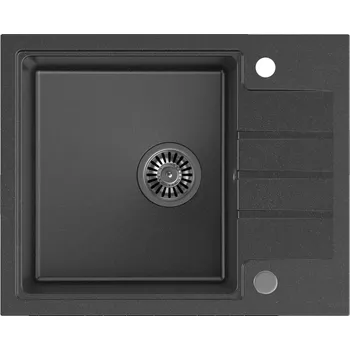 Granitový dřez Quadron Peter dřez graniteq 62x50 cm černá HCQP6250CZK