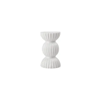 Svícen Svícen Tura Candle holder White 12,5 cm