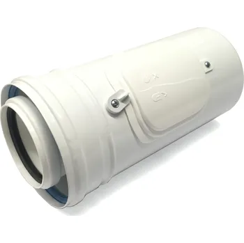 Kouřovod BRILON T-KUS KONTROLNÍ PŘÍMÝ KOAXIÁLNÍ DN 125/80 52103101 52103101