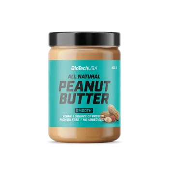 Fitness strava BioTech Peanut Butter 400 g smoth