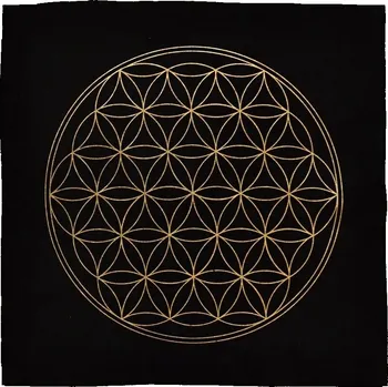 Semišová podložka - Květ Života