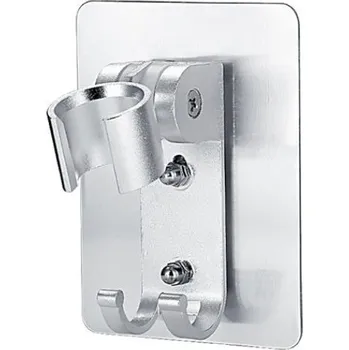 Sprchový držák Samolepící držák sprchové hlavice na stěnu - Stříbrný