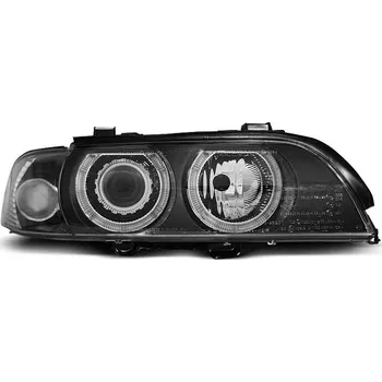 Přední světlomet TUNING-TEC Přední světla BMW E39 95-03 Angel Eyes XENON - černé