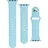FIXED Silicone Strap set silikonových řemínků pro Apple Watch 38/40/41 mm, tyrkysový