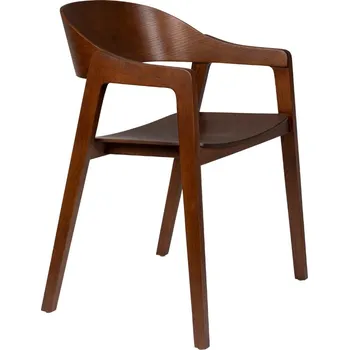 Jídelní židle Ořechově hnědá dubová jídelní židle DUTCHBONE WESTLAKE