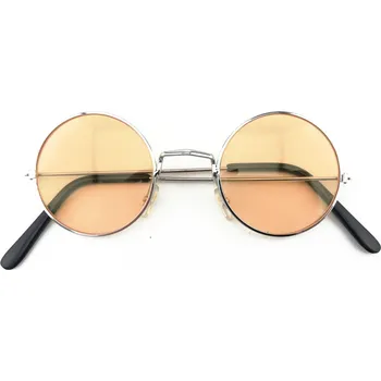 Smiffys Hippie brýle lenonky oranžové