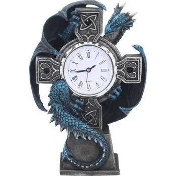 Hodiny Hodiny fantasy - Drak s keltským křížem