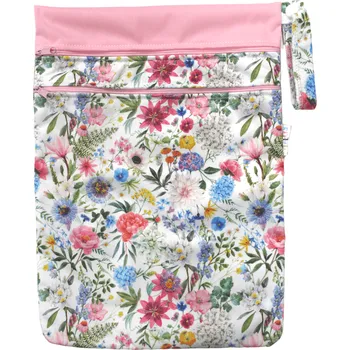 Pytel na pleny Breberky Pytel PUL dvoukomorový - Hortenzie S