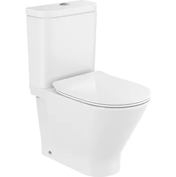 Klozet Roca Gap Round kompaktní záchodová mísa bílá A3420N7S00