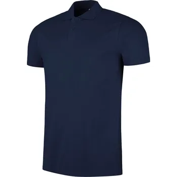 Pánské tričko Polokošile pánská Single Jersey hladký úplet modrá navy Weston L