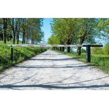 Pohon brány Mechanická manuální závora, uzamykatelná, rameno 6,5 m