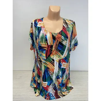 Dámská tunika Top halenka ČARTA, Barva Jako na obrázku, Velikost XXL50, Materiál 96% Viskoza 4% Lycra