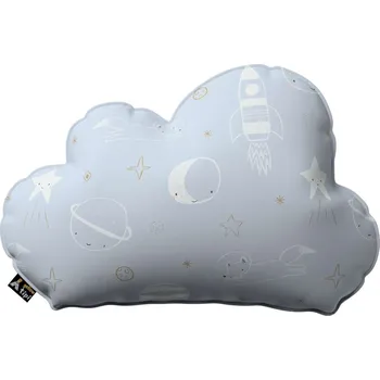 Polštář Yellow Tipi Světle modrý polštář ve tvaru mráčku Soft Cloud 55 cm