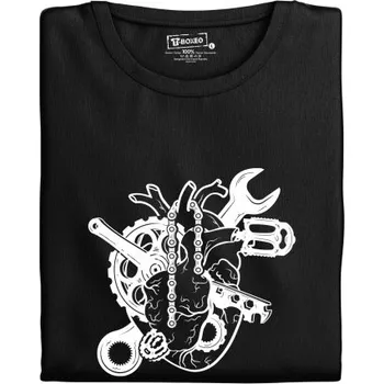 Pánské tričko Pánské tričko s potiskem "Cyklo srdce"