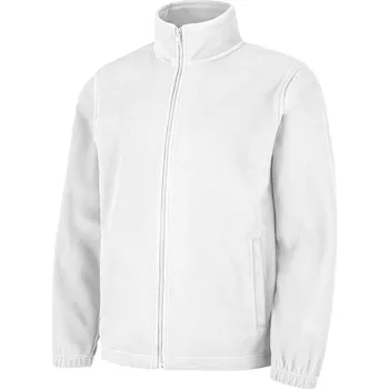 Pánská mikina Blatana fleecová mikina bílá unisex XS