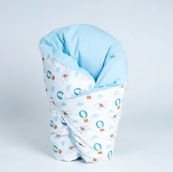 Povlak na dekorativní polštářek Tulimese Náhradní povlak letadla a balóny modrý VELIKOST NÁHRADNÉHO POVLAKU: POVLAK 90X90 CM