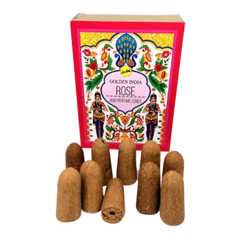 Vonná tyčinka Vonné kužely tekoucí dým - ROSE