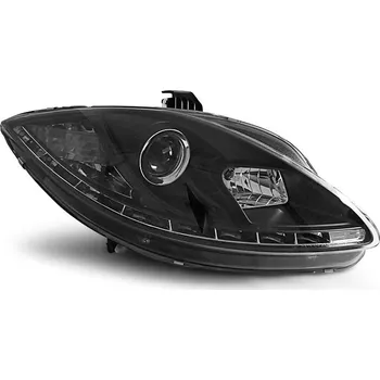 Přední světlomet TUNING-TEC Přední světla SEAT LEON/ ALTEA/ TOLEDO 06/05-09 - černé