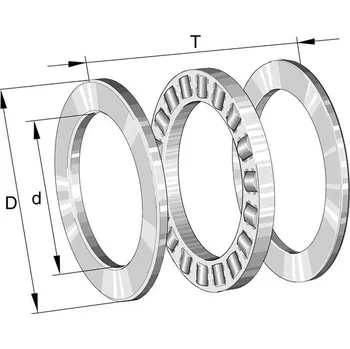 81103-TV - axiální válečkové ložisko