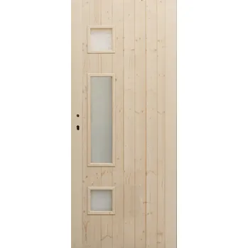 Interiérové dveře Hrdinka Palubkové dveře Trimax - zámek Materiál: smrk, Šířka: 80 cm, Orientace: Levé