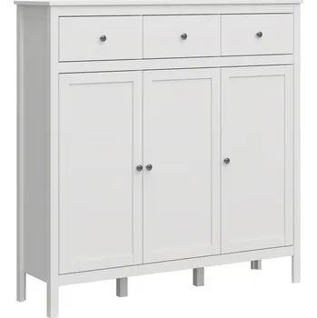 Komoda Tempo Kondela Komoda 3D3S, bílá, OLJE