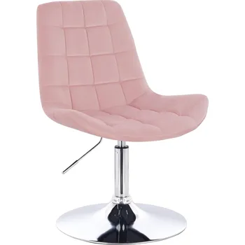 Křeslo Voss velur pudrově růžová