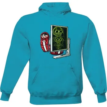 Pánská mikina Pánská mikina s kapucí s potiskem Rentgen Matrjošky pánské