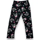 W.D Dívčí černé zateplené legíny 03 Barva: Černá, Velikost: 80/86