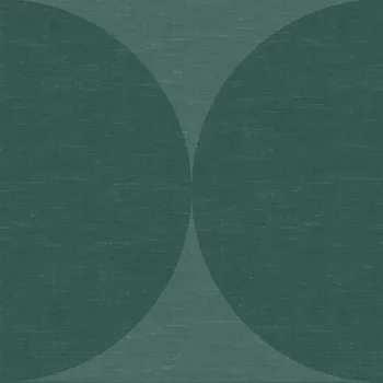 Tapeta Origin Vliesová zelená geometrická tapeta - polokoule - 357225, Natural Fabrics, Origin, velikost 0,5 x 9 m