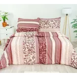 Stanex povlečení bavlna Miranda bordó (LS287) 140x200, 70x90 cm