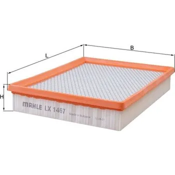 Vzduchový filtr Vzduchový filtr MAHLE LX 1467