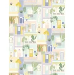 Vliesový panel na zeď s okny 323107, 2,12x2,8m, Explore, Eijffinger