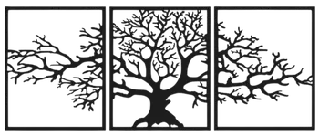 ASIR Kovová nástěnná dekorace strom 124 x 49 cm