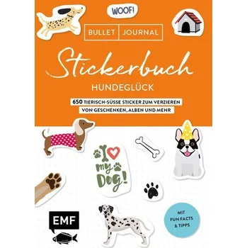 Bullet Journal Stickerbuch - Hundeglück
